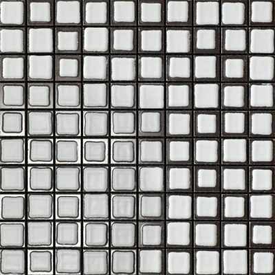 Мозаика Peronda 3710322332 D.Pure Mosaic/ 30x30 белая / серая матовая под металл