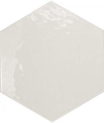 Керамогранит Equipe 20519 Hexatile 17,5х20 белый глазурованный глянцевый с орнаментом