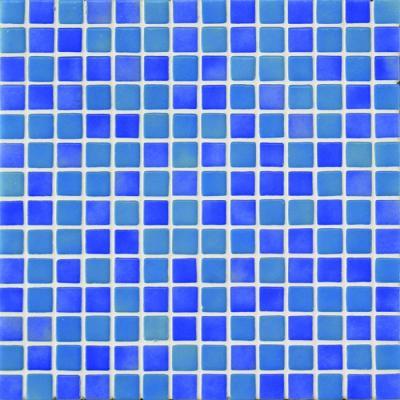 Мозаика Ezarri Mix 25004-B микс 31.3х49.5 голубая глянцевая
