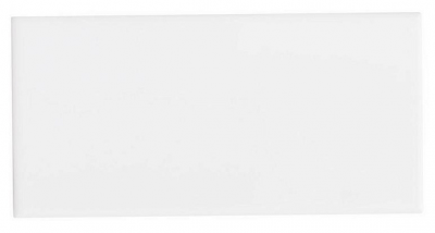 Настенная плитка Adex ADST1010 Studio Liso Snow Cap 7,3x14,8 белая глянцевая моноколор