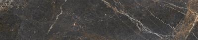 Керамогранит Mijares Kenia L50 negro 9.9x49.2 коричневый матовый под камень
