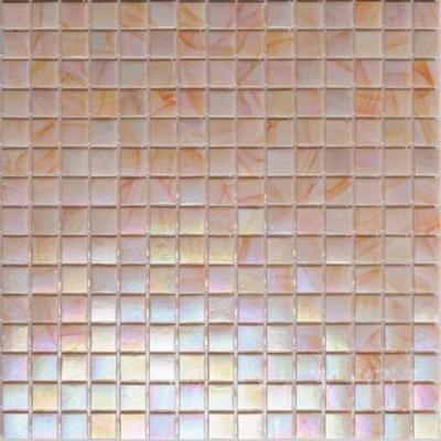 Мозаика ROSE MOSAIC WB85 Rainbow (размер чипа 10x10 мм) 31.8x31.8 розовая глянцевая моноколор перламутр