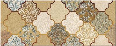 Декоративная плитка Azori 583332001 Erato Crema "Moresca" 50.5x20.1 бежевая глазурованная глянцевая под мозаику