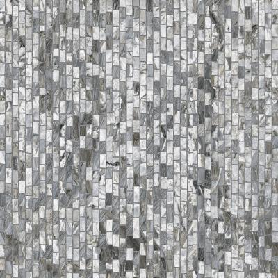 Напольная плитка Axima 46642 Венеция 400x400 серый глянцевый мозаика