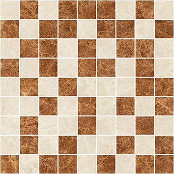 Мозаика Laparet х9999120060 Libra 30x30 бежевая / оранжевая глазурованная матовая / неполированная под мозаику / под мрамор