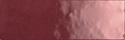 Настенная плитка Equipe 24467 Artisan Burgundy 6,5x20 бордовая глянцевая моноколор
