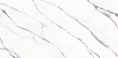 Керамогранит Casalgrande Padana Marmoker Statuario Fine Luc 60x120 белый / серый полированный под оникс / мрамор