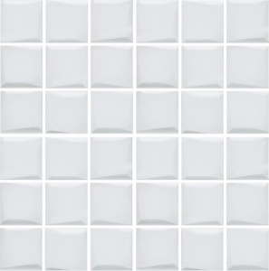 Настенная плитка Kerama Marazzi 21044 Анвер 30.1x30.1 белая матовая мозаика