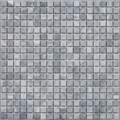DAO-538-15-4 Silver Grey мозаика камень винтаж 300х300 чип 15х15 (0,09м)