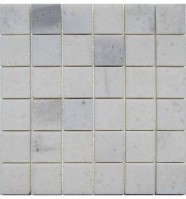 Мозаика FK Marble 30036 Classic Mosaic Glacial White 48-10P 30.5x30.5 серая полированная