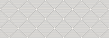 Декоративная плитка Kerlife SENSE CREMA MEANDRO 25,1x70,9 бежевая глянцевая с орнаментом