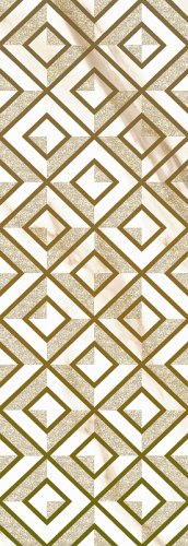 Декоративная плитка Kerlife 922095 Royal Gold 24.2x70 белая глянцевая под мрамор