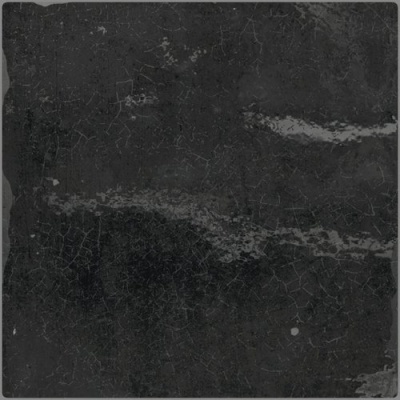 Настенная плитка APE Souk Black 13x13 черная глазурованная глянцевая под камень