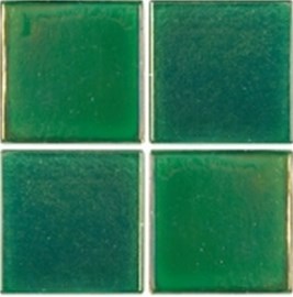 Мозаика ROSE MOSAIC WA26 Rainbow (размер чипа 20x20 мм) 32.7x32.7 зеленая глянцевая моноколор перламутр