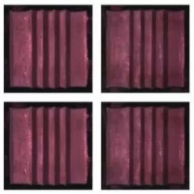 Мозаика Rose Mosaic S05 Specular 32.7x32.7 фиолетовая глянцевая полосы, чип 20x20 квадратный
