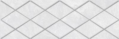 Декоративная плитка Laparet х9999132658 Alcor 60x20 белая глазурованная глянцевая / неполированная под мрамор
