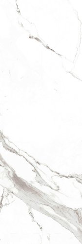 Настенная плитка Creto NB_0450 Grace Statuario 30х90 белая матовая под мрамор