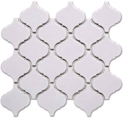 Porcelain Arabesko Glossy White 74 мозаика керамическая 28x24.6