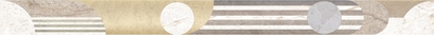 Бордюр Axima 56597 Андорра G1 5x60 микс матовый под геометрию