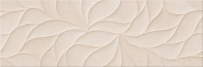 Настенная плитка Eletto Ceramica 506171201 Odense Crema Fiordo 24.2x70 кремовая матовая с орнаментом
