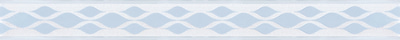Бордюр Altacera BW0BLK03 Blik Azul 50x5 белый / голубой глянцевый c орнаментом