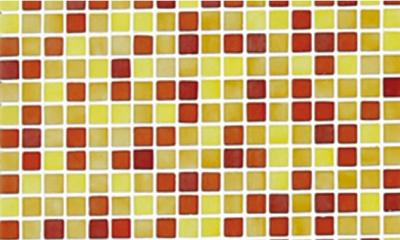 Мозаика Ezarri Растяжка Rojo №4 49.5x49.5 желтая глянцевая