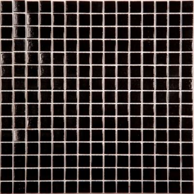 Мозаика NSmosaic ECONOM GK-01 черная сетка 327х327 черная глянцевая