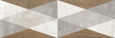 Настенная плитка LASSELSBERGER CERAMICS 1064-0327 Стен 20x60 коричневый матовый геометрия декор 2