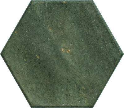 Керамогранит Ribesalbes Ceramica PT03155 Hope Olive Hex Matt 17.3x15 зеленый матовый под камень