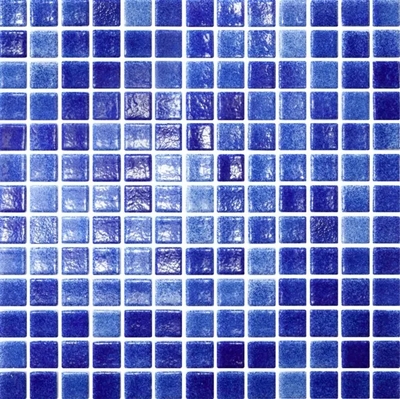 Мозаика Togama Niebla Fuerte Pool & Wellness SPA 34x34 синяя глянцевая / рельефная под камень