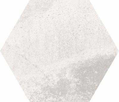 Керамогранит Codicer Hex Concrete White КГ 22x25 белая матовая