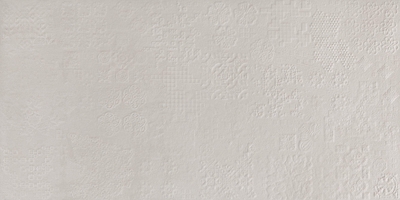 Керамогранит Prissmacer Ess. Dec. Bercy Bianco 60x120 серый матовый / рельефный под бетон / узоры / орнамент