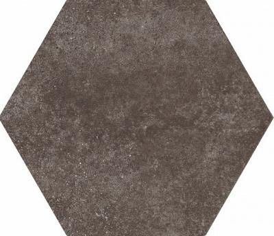 Керамогранит Equipe 22097 Hexatile Cement Mud 17,5х20 коричневый матовый под цемент