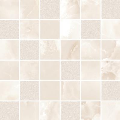 Мозаика Azori 587433006 Latila Mosaic 30x30 бежевая глянцевая / матовая под мрамор