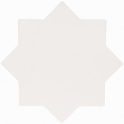 Керамогранит Cevica Becolors Star White 13.25x13.25 белый глазурованный матовый моноколор