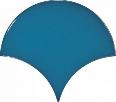 Настенная плитка Equipe 23841 Scale 12x10.6 синяя глянцевая моноколор