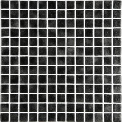 Мозаика Ezarri 2516-В Antislip 31.3х49.5 черная глянцевая