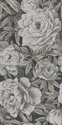 Ковер из керамогранита Kerama Marazzi VT\B620\SG591820R Парадизо 2 119.5x238.5 серый матовый под мозаику / цветы