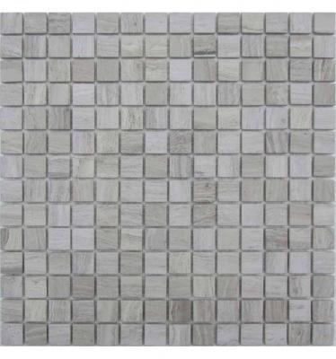 Мозаика FK Marble 30065 Classic Mosaic White Wooden 20-4T 30.5x30.5 серая матовая