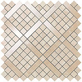 Мозаика Atlas Concorde Marvel Trav. Alabastrino Diagonal Mosaic (9MVA) 30,5x30,5