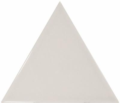 Настенная плитка Equipe 23816 Scale Triangolo Light Grey 10,8x12,4 серая глянцевая моноколор