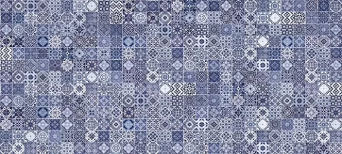 Настенная плитка Cersanit HAG041D Hammam blue 44x20 синий матовая под мозаику