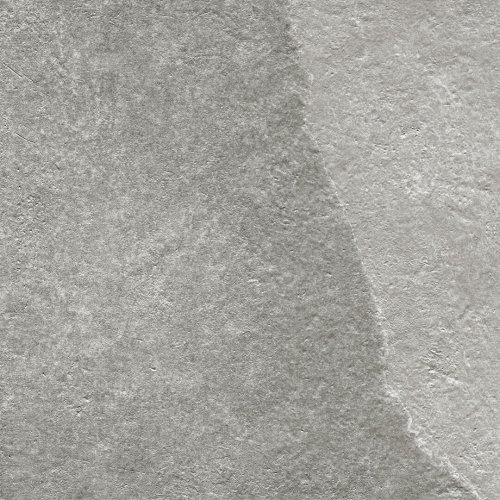 Напольная плитка Ibero 78801030 Pav Riverstone Grey 43x43 серая матовая / рельефная под камень