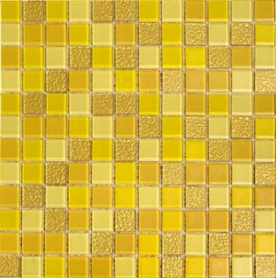 Мозаика Imagine!Lab. HT251 300x300x4 чип 23x23 (0.09) желтая полированная
