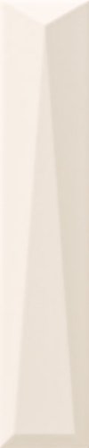 Настенная плитка Ava La Fabbrica 192094 Up Lingotto Bone  Glossy 5x25 бежевая глянцевая моноколор выпуклая