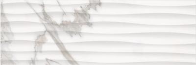 Настенная плитка LASSELSBERGER CERAMICS 1064-0158 Миланезе Дизайн 20х60 белый глянцевый волна