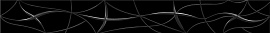 Бордюр Azori 587111002 Бордюр Vela Nero Stella 6.2x50.5 черный глазурованный глянцевый узоры