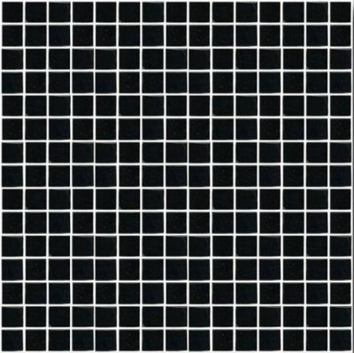 Мозаика ROSE MOSAIC A49 Matrix color 3 (размер чипа 10x10 мм) 31.8x31.8 черная глянцевая моноколор