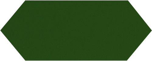 Настенная плитка Monopole 54173 Cupidon Dark Green Brillo Liso 10х30 зеленая глянцевая / Glossy моноколор