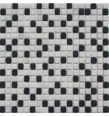 Мозаика FK Marble 35437 Mix Mosaic Checkers 15-6T 30.5x30.5 микс матовая